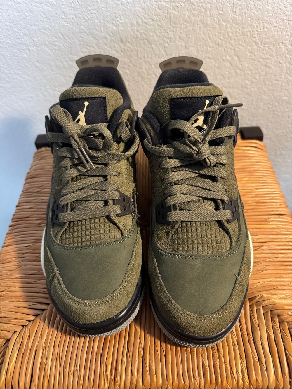 Jordan Men’s Sneakers in Olive Green and Black Accents